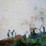 Birds by the Sea 92x92cm SP