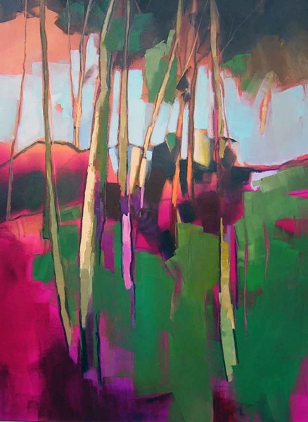 Abstract Trees-90x120cm