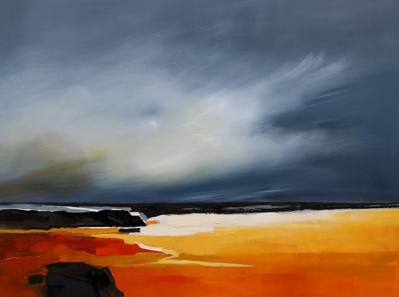 Black Rocks-120x90cm