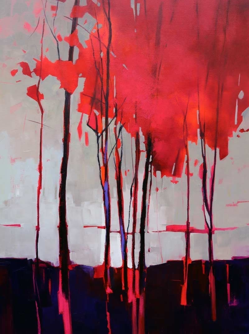 Red Canopy-90x120cm