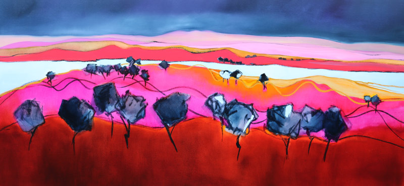 Earth Waves - 180x85cm