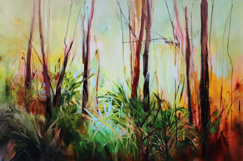 Forest Ferns - 150x100cm