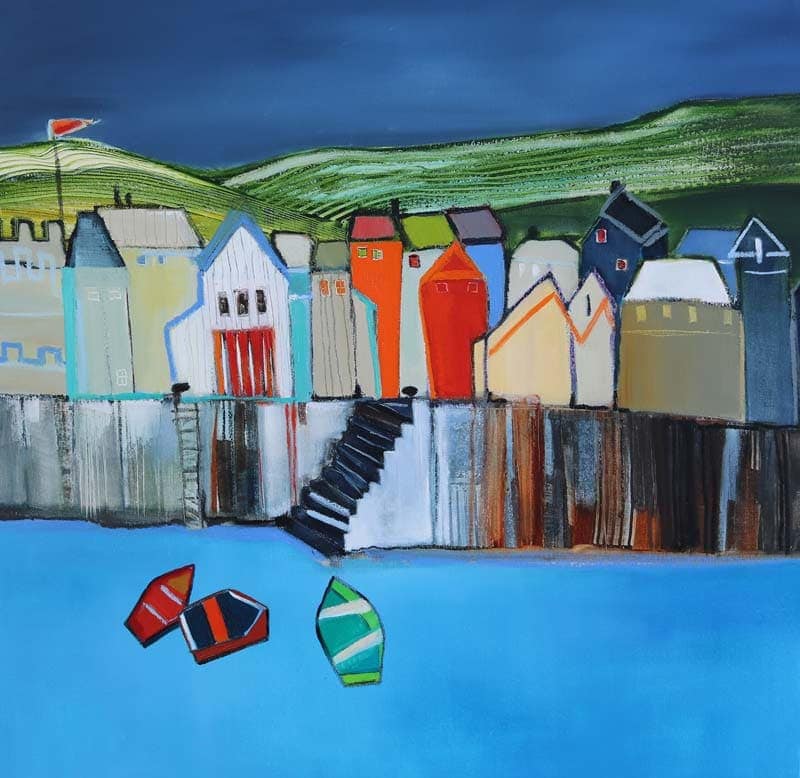 Harbour Steps - 76x76cm