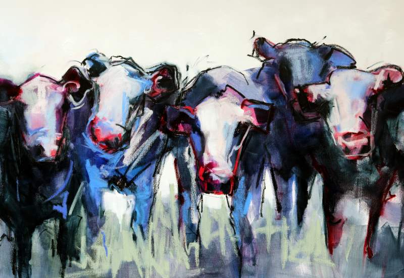 The Girls 120x90cm Sara Paxton Artworks